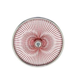 ROUE LOWRIDER AVANT 20" 144 RAYONS TWIST ROUGE