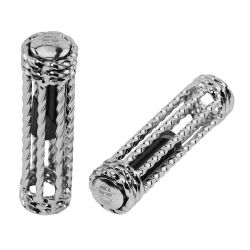 POIGNEES LOWRIDER METAL TWIST CHROME 7/8 LONG 125MM