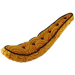 SELLE LOWRIDER BANANE DIAMAND GOLD VELOUR 5 BOUTONS 26"
