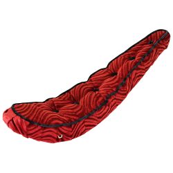 SELLE LOWRIDER BANANE DIAMAND ROUGE VELOUR 5 BOUTONS 26"