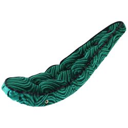 SELLE LOWRIDER BANANE DIAMAND VERT VELOUR 5 BOUTONS 26"