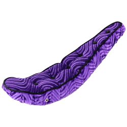 SELLE LOWRIDER BANANE DIAMAND VIOLET VELOUR 5 BOUTONS 26"