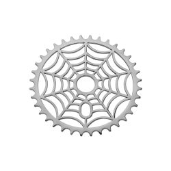 PLATEAU LOWRIDER INTRICATE SPIDER WEB LASER 1/2 X 1/8 36T CHROME