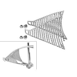 INSERT BONDO ARRIERE TWIST POUR CADRE LOWRIDER 16" CHROME
