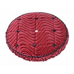 COUVRE ROUE 16" VELOUR ROUGE