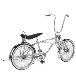VELO COMPLET LOWRIDER 20" BENT CHROME 72 RAYONS