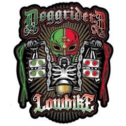 PLAQUE DECO DOGGRIDERZ LOWBIKE "LOWCHADOR"