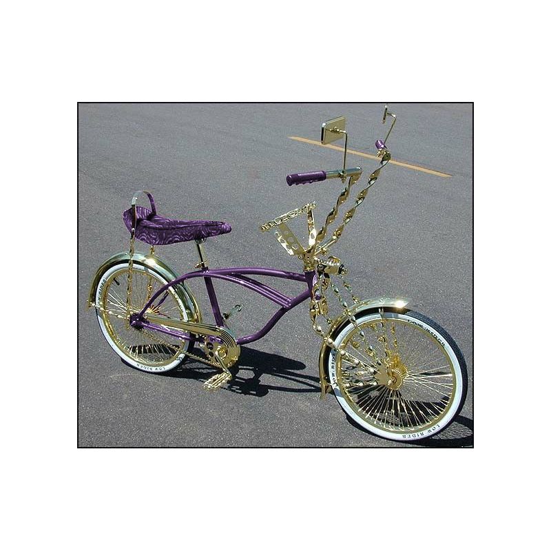Pack Mini Pédales Vintage Lowrider Chrome Avec Manivelle Torsadée - Pour Vélos Lowrider/cruiser - Neuf