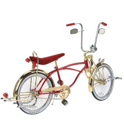 VELO COMPLET LOWRIDER 20" LOWBUMP ROUGE GOLD