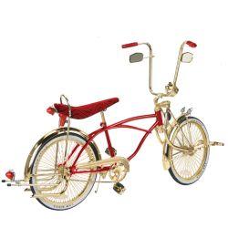 VELO COMPLET LOWRIDER 20" LOWBUMP ROUGE GOLDIES