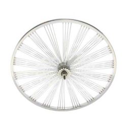 ROUE LOWRIDER ARRIERE 26 CHROME FAN WHEELS 144 RAYONS RETRO PEDALLAGE