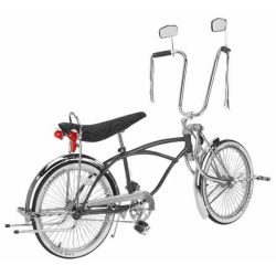 VELO COMPLET LOWRIDER 20"  72 RAYONS LOW STREAMERS NOIR