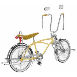 VELO COMPLET LOWRIDER 20" 72 RAYONS LOW STREAMERS GOLD