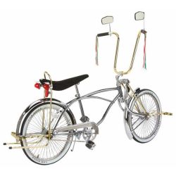 VELO COMPLET LOWRIDER 20" 72 RAYONS LOW STREAMERS VEGAS CHROME