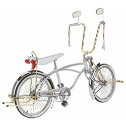 VELO COMPLET LOWRIDER 20" 72 RAYONS LOW STREAMERS VEGAS BLANC