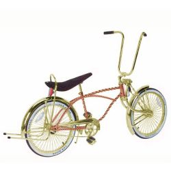 VELO COMPLET LOWRIDER 20" TWIST CUIVRE GOLD